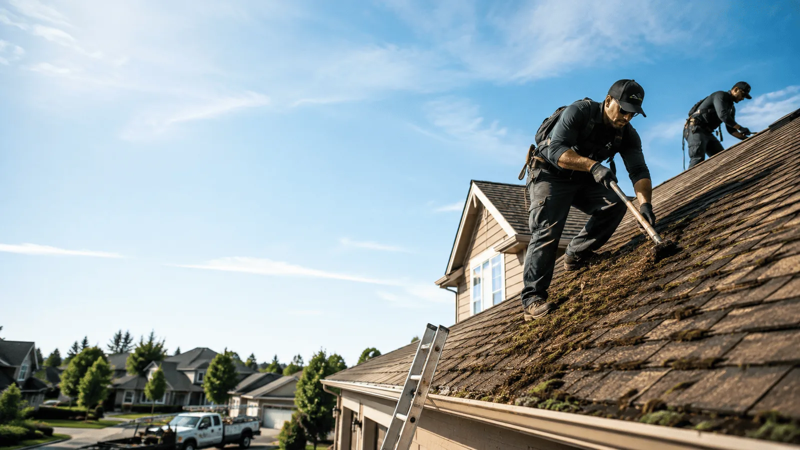 Roof Moss Removal in Evadale, TX near me